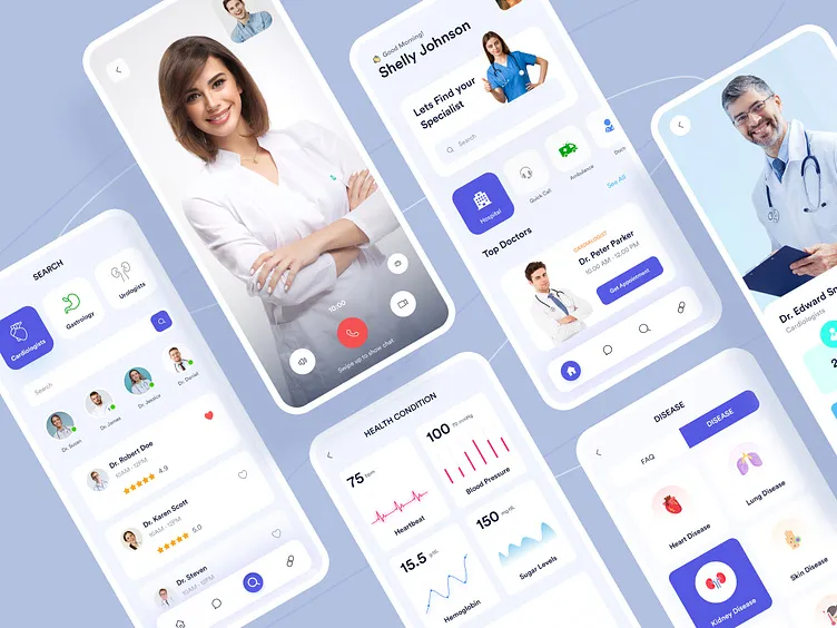 Mobile app development frameworks Flutter React Native Swift Customized healthcare website design for hospitals and clinics in Dubai by WEFORDESIGN.