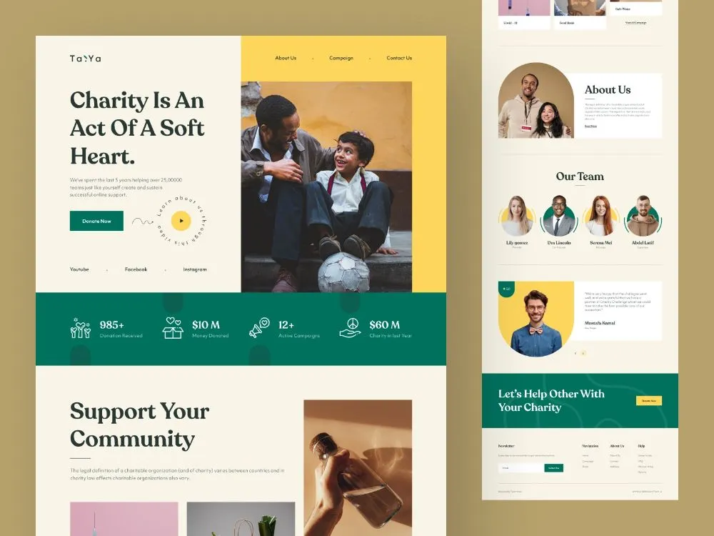 Tailored non-profit web design solutions by WEFORDESIGN in Dubai, empowering NGOs to connect with audiences and attract donors.