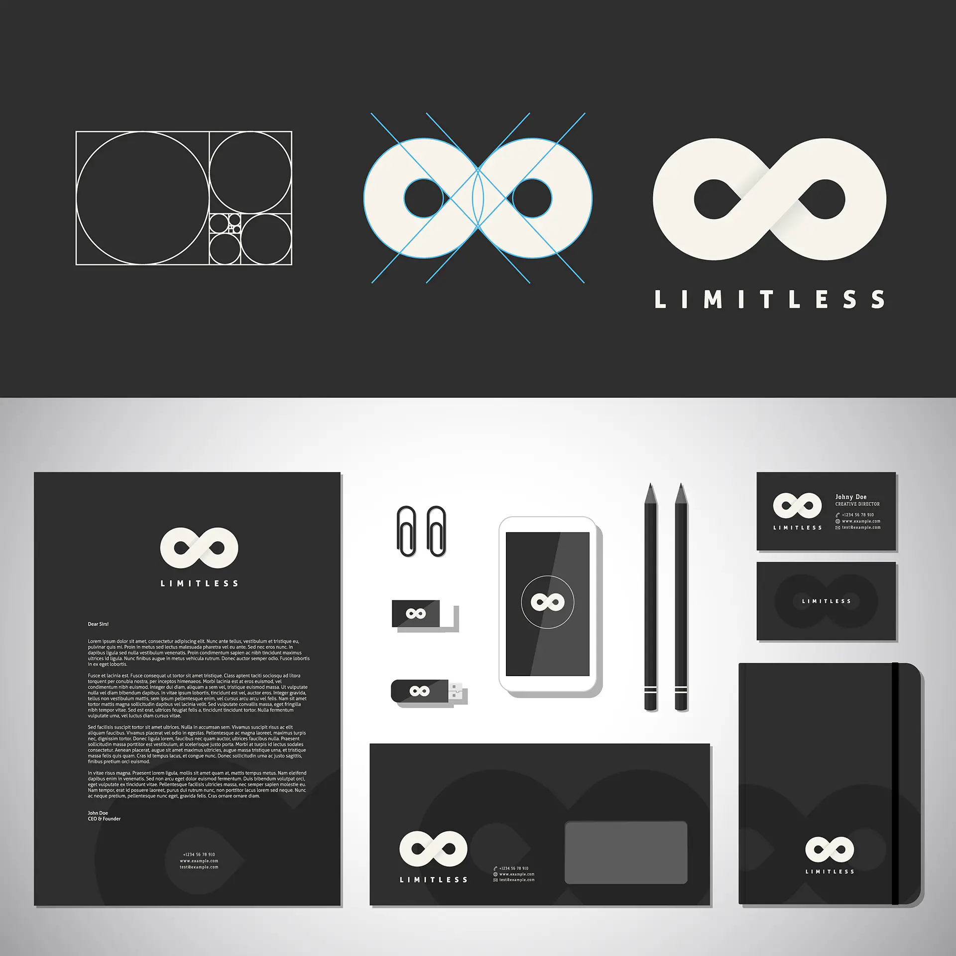 Custom logo and visual identity design Dubai