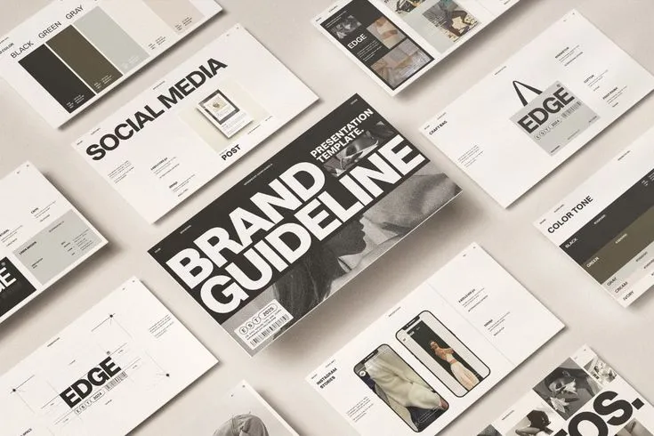 Brand guideline and stationery design Dubai